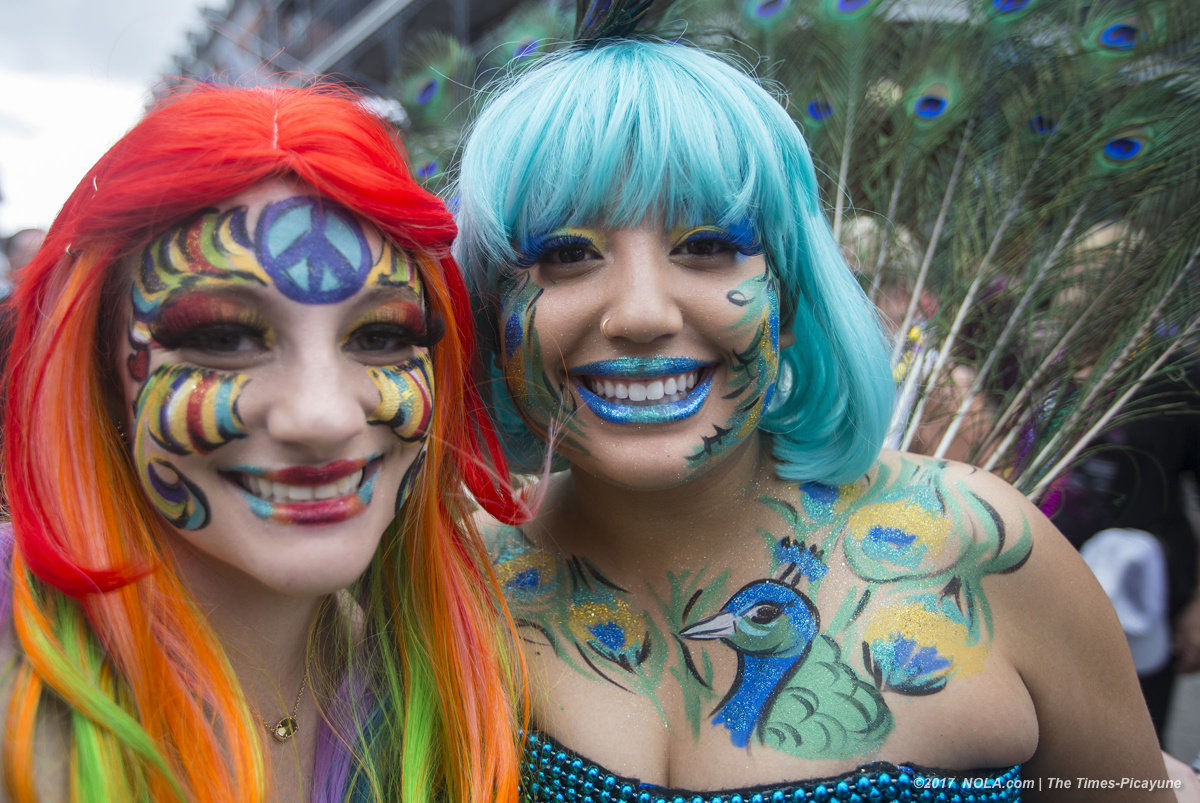 Our favorite photos from Friday's Mardi Gras fun